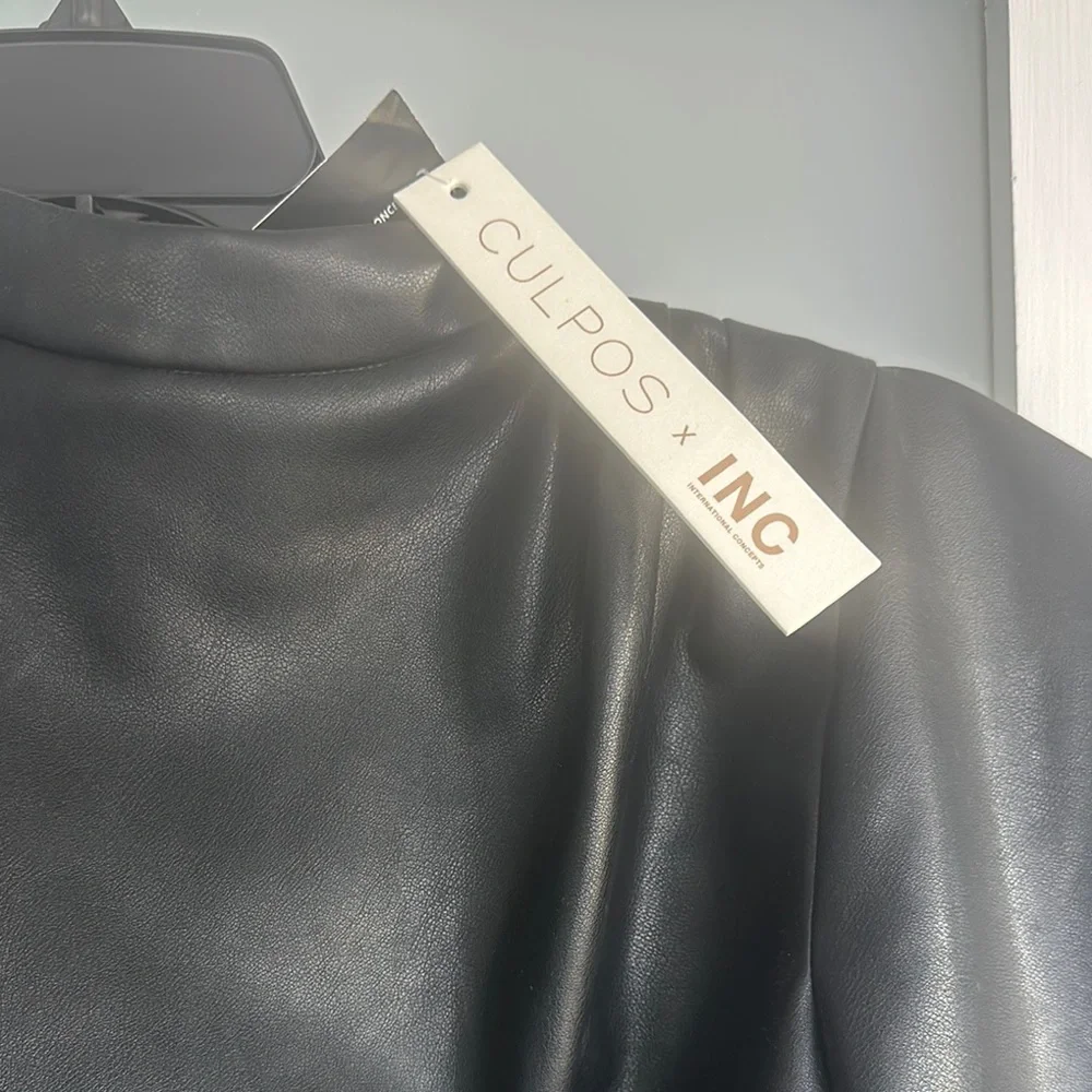 INC International Concepts Black Bodysuit - Picture 3 of 3
